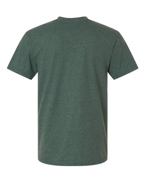 American Apparel 2001CVC Heather Forest — back