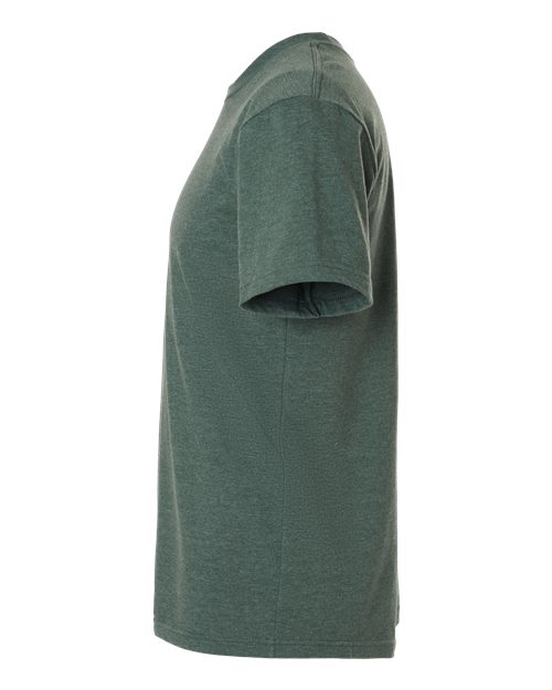 American Apparel 2001CVC Heather Forest — direct side