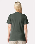 American Apparel 2001CVC Heather Forest — on model back