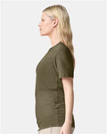 American Apparel 2001CVC Heather Olive — on model side