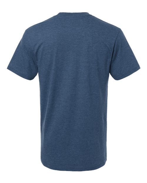 American Apparel 2001CVC Heather Sea Blue — back