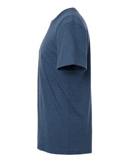 American Apparel 2001CVC Heather Sea Blue — direct side