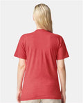 American Apparel 2001CVC Heather Coral — on model back