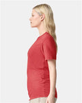 American Apparel 2001CVC Heather Coral — on model side