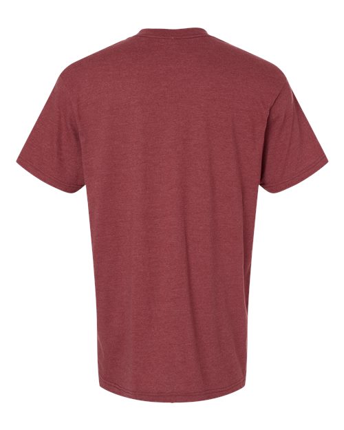 American Apparel 2001CVC Heather Burgundy — back