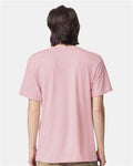 American Apparel 2001CVC Heather Pink — on model back