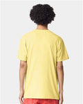 American Apparel 2001CVC Heather Panna Cotta — on model back