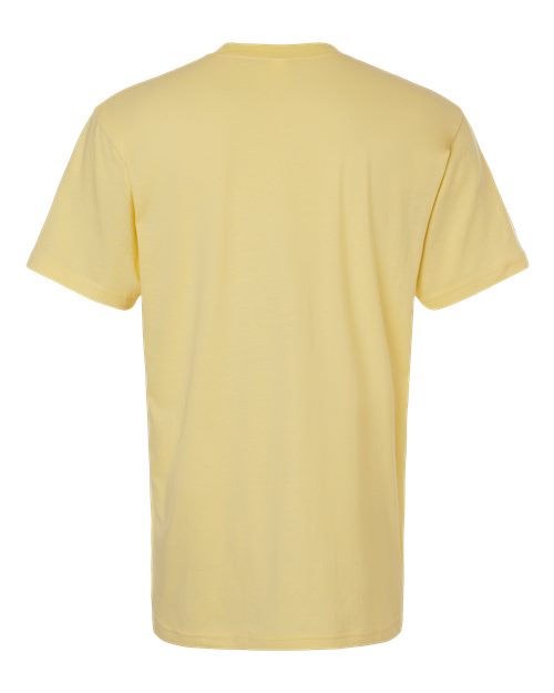 American Apparel 2001CVC Heather Yellow — back