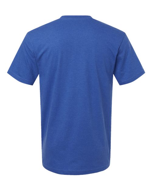 American Apparel 2001CVC Heather Royal Blue — back