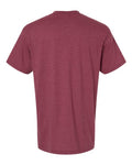 American Apparel 2001CVC Heather Cranberry — back