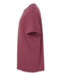 American Apparel 2001CVC Heather Cranberry — direct side