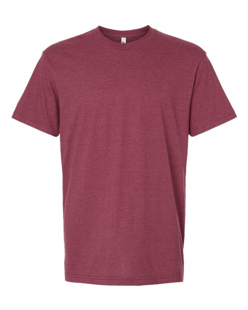 American Apparel 2001CVC Heather Cranberry — front