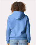 Gildan SF500 Carolina Blue — on model back