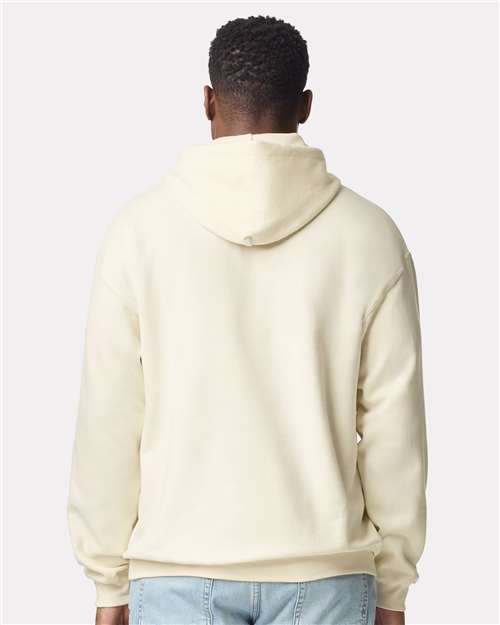 Gildan SF500 Off White — on model back