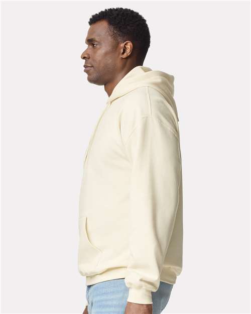 Gildan SF500 Off White — on model side