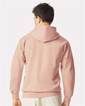 Gildan SF500 Dusty Rose — on model back