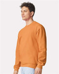 Gildan SF000 Tangerine — on model side