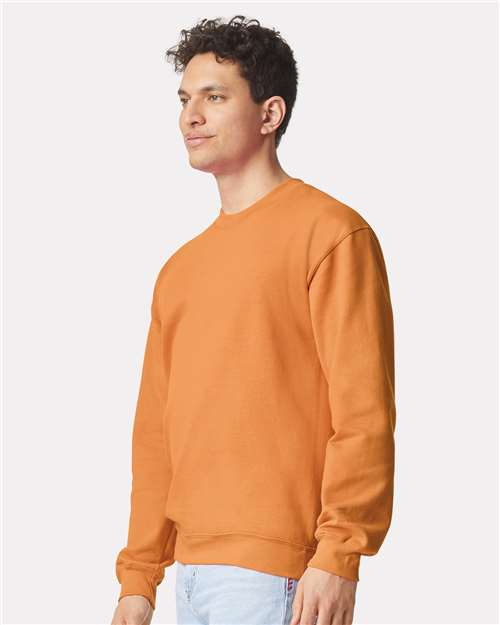 Gildan SF000 Tangerine — on model side
