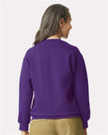 Gildan SF000 Purple — on model back