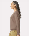 Gildan SF000 Brown Savana — on model side