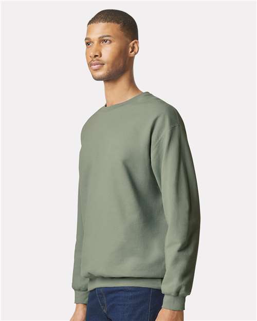 Gildan SF000 Sage — on model side