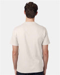 Hanes 5190 Natural — on model back