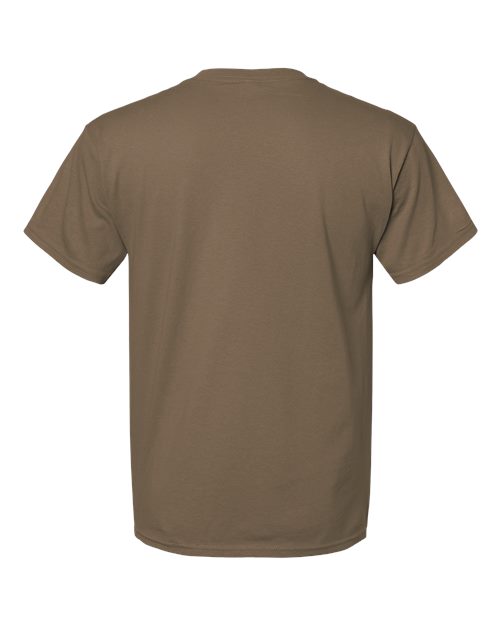 Hanes 5280 Coyote Brown — back