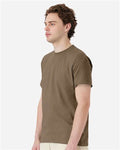 Hanes 5280 Coyote Brown — on model side