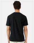 Gildan 3000 Black — on model back