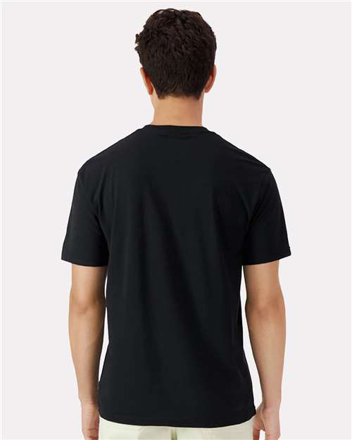 Gildan 3000 Black — on model back