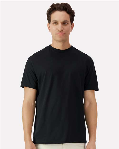 Gildan 3000 Black — on model front