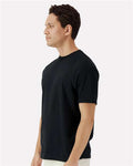 Gildan 3000 Black — on model side