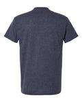 Gildan 3000 Heather Navy — back