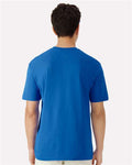 Gildan 3000 Royal — on model back
