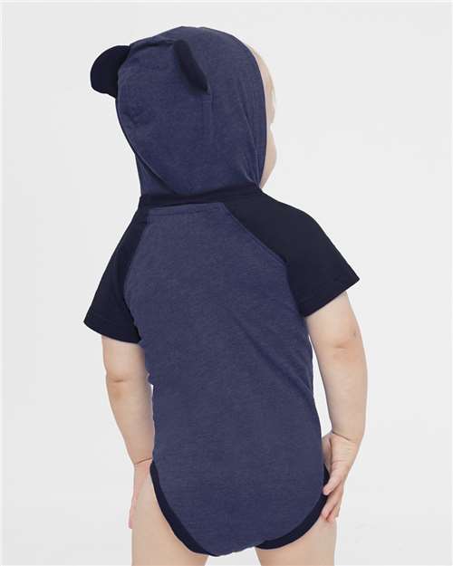 Rabbit Skins 4417 Vintage True Navy/ Navy — on model back