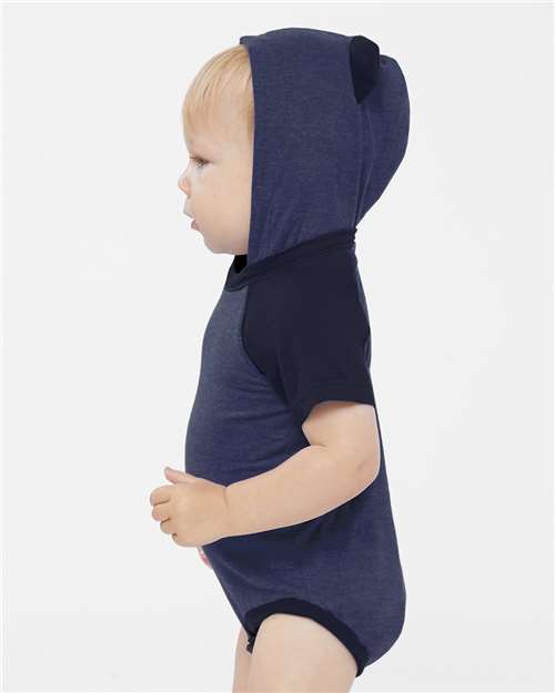 Rabbit Skins 4417 Vintage True Navy/ Navy — on model side