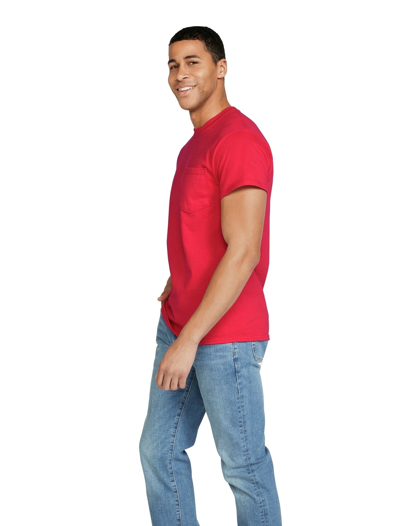 Unisex Ultra Cotton® Pocket T-Shirt - Red