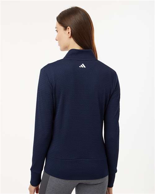 Adidas A1007 Collegiate Navy — on model back