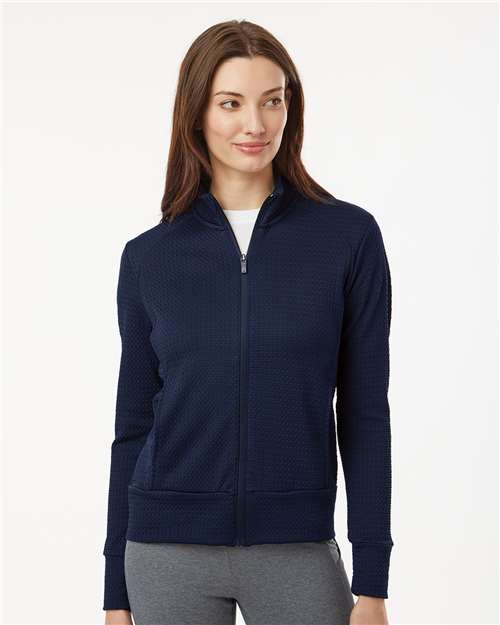 Adidas A1007 Collegiate Navy — on model front