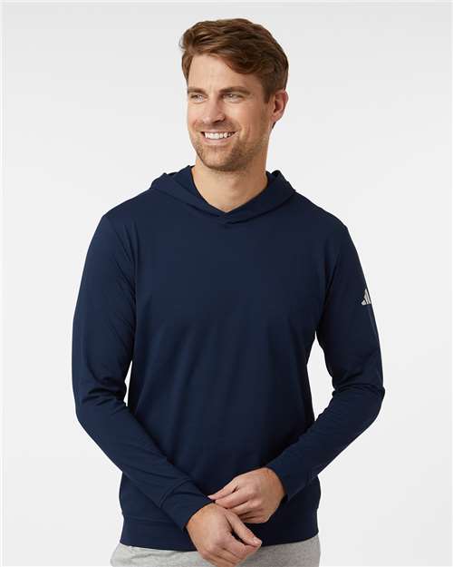 Adidas A2009 Collegiate Navy — on model front