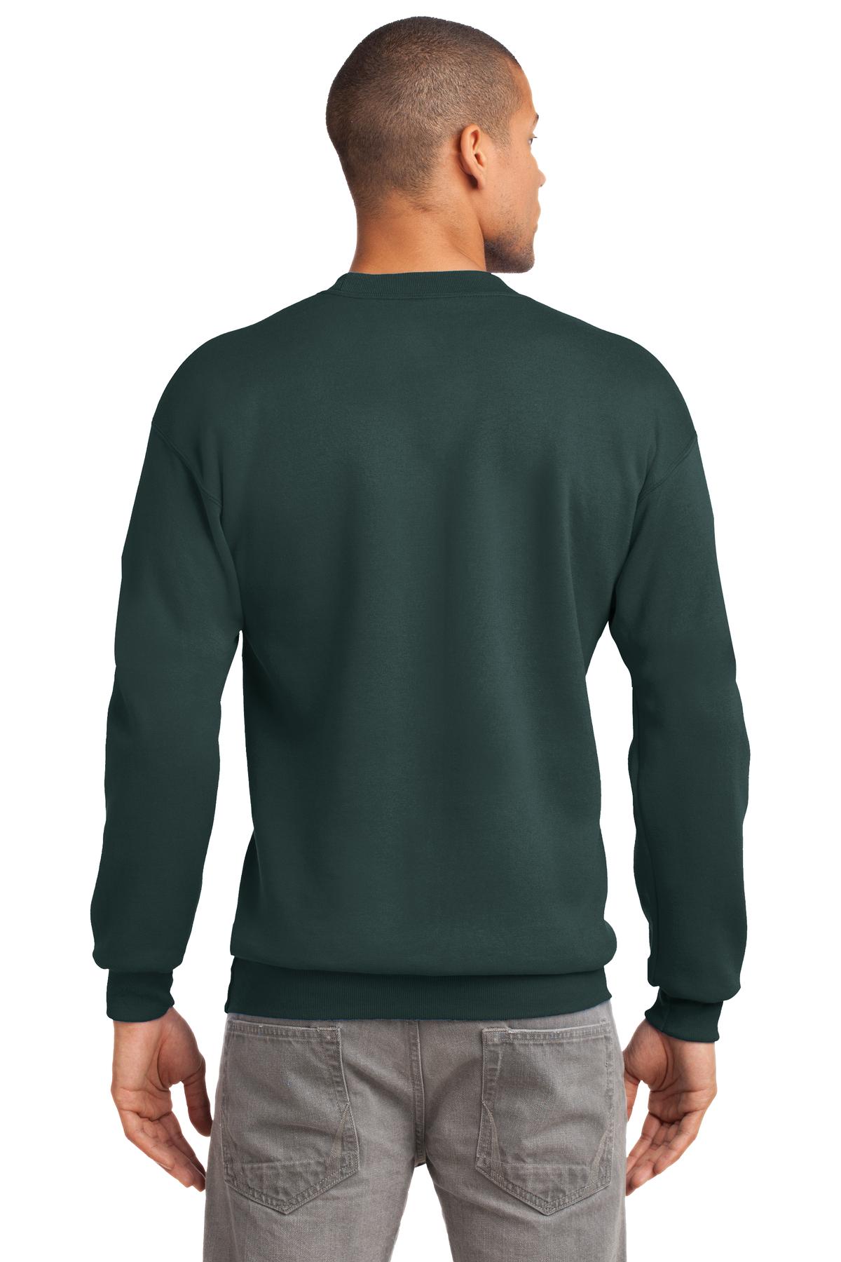 Unisex Tall Essential Fleece Crewneck Sweatshirt - Dark Green
