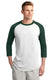 Sport-Tek T200J1 - Unisex Colorblock Raglan Jersey - White / Forest