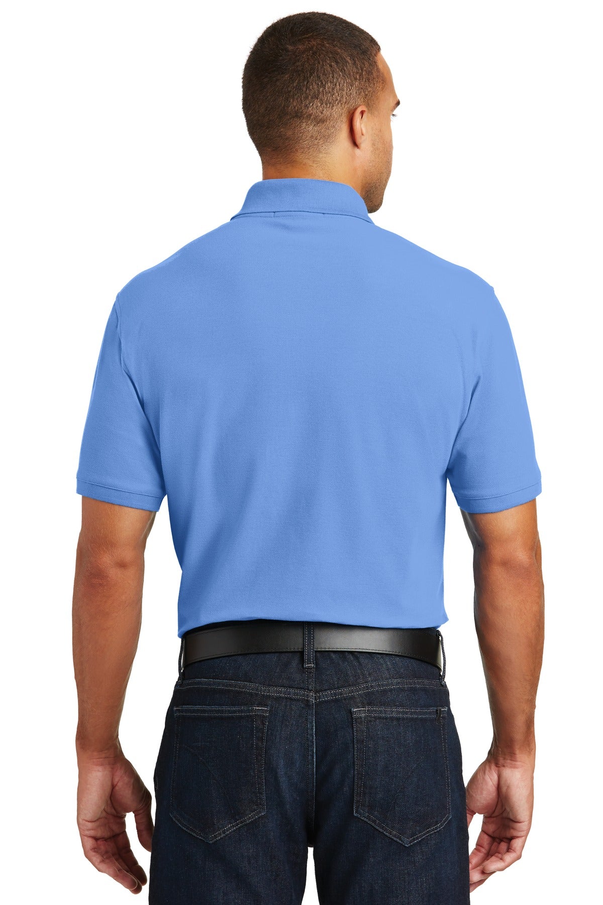 Unisex Core Classic Pique Polo - Carolina Blue