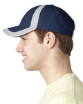 Adams Headwear RF102 Navy — on model side