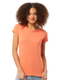 Tultex 0213TC - Women's Slim Fit Fine Jersey Tee - Coral