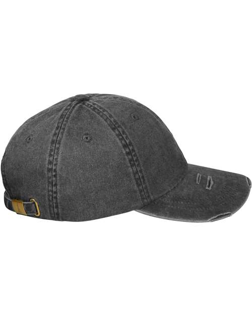 Adams Headwear LP108 Black — direct side