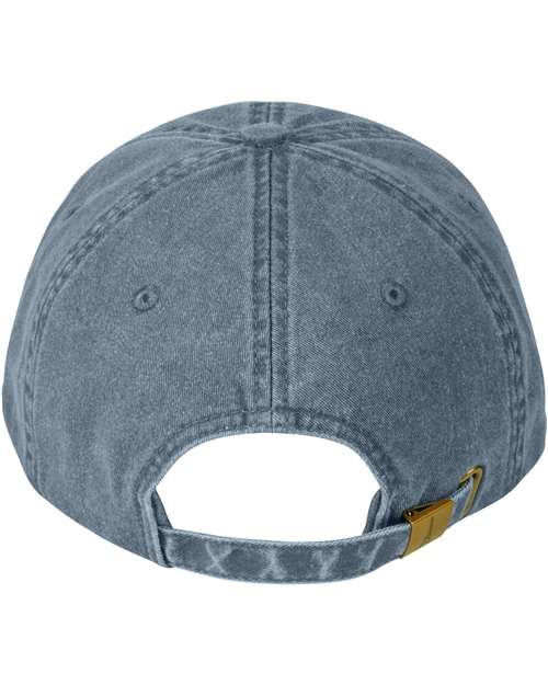 Adams Headwear LP108 Navy — back