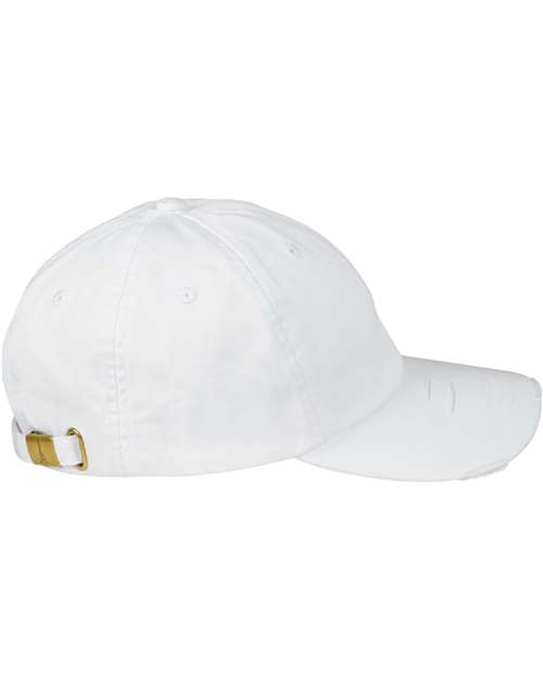 Adams Headwear LP108 White — direct side