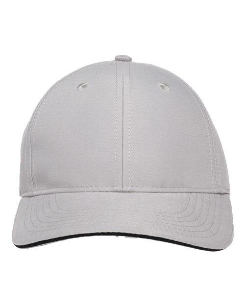 Adams Headwear PE102 Grey/ Black — front