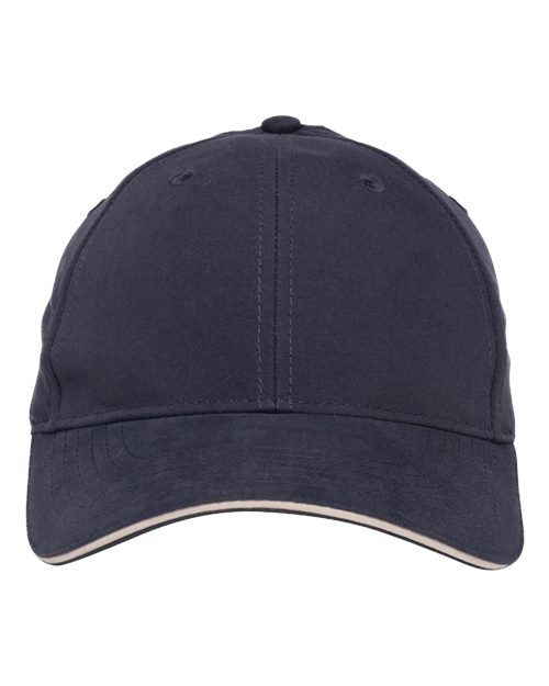 Adams Headwear PE102 Navy/ Khaki — front